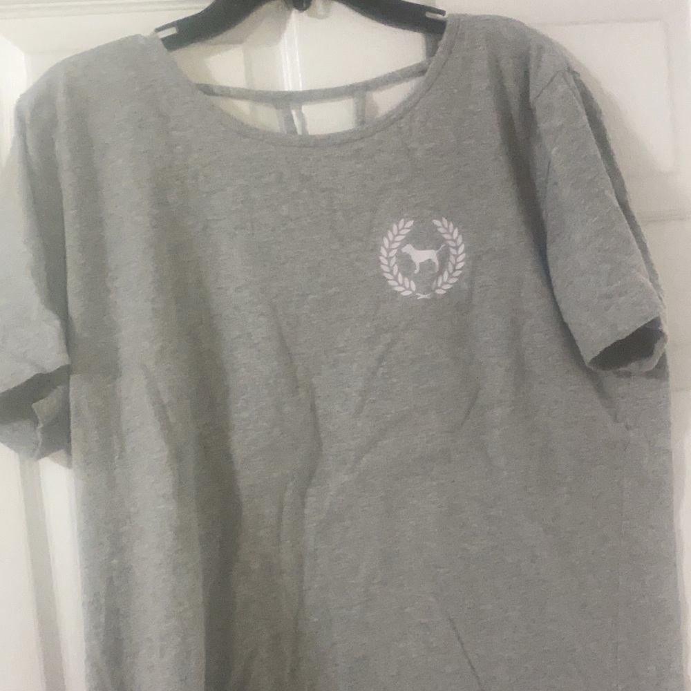 Victoria’s Secret pink shirt